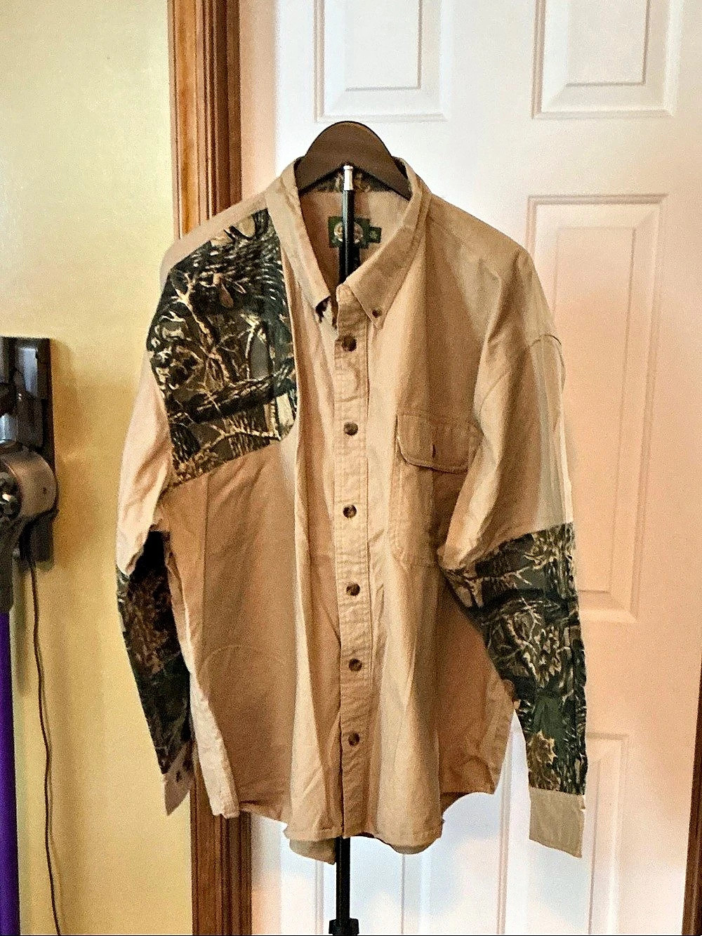 Cabela's Camo Accent Button-Down Hunting Shirt 2XL